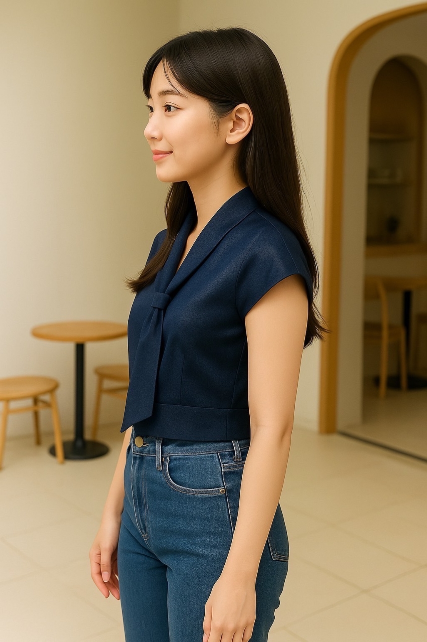 S__37036039_0.jpg - เสื้อครอปสั้น คอสอดไทด์ | https://pumpimshop.com