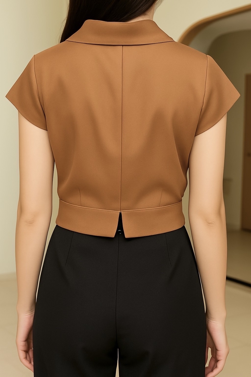 S__37085226.jpg - เสื้อครอปสั้น คอสอดไทด์ | https://pumpimshop.com